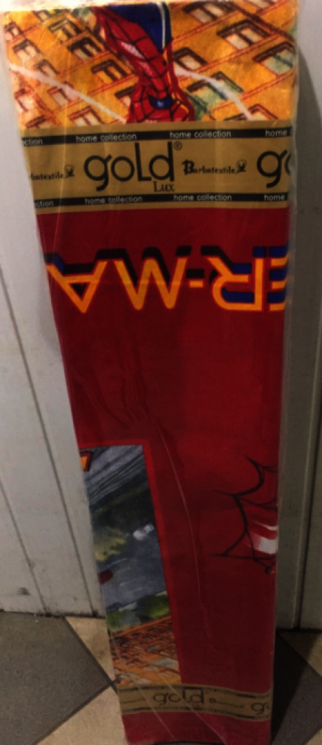 Ткань для постельного белья Бязь "Gold" Lux детская "Человек-паук" GLB4517