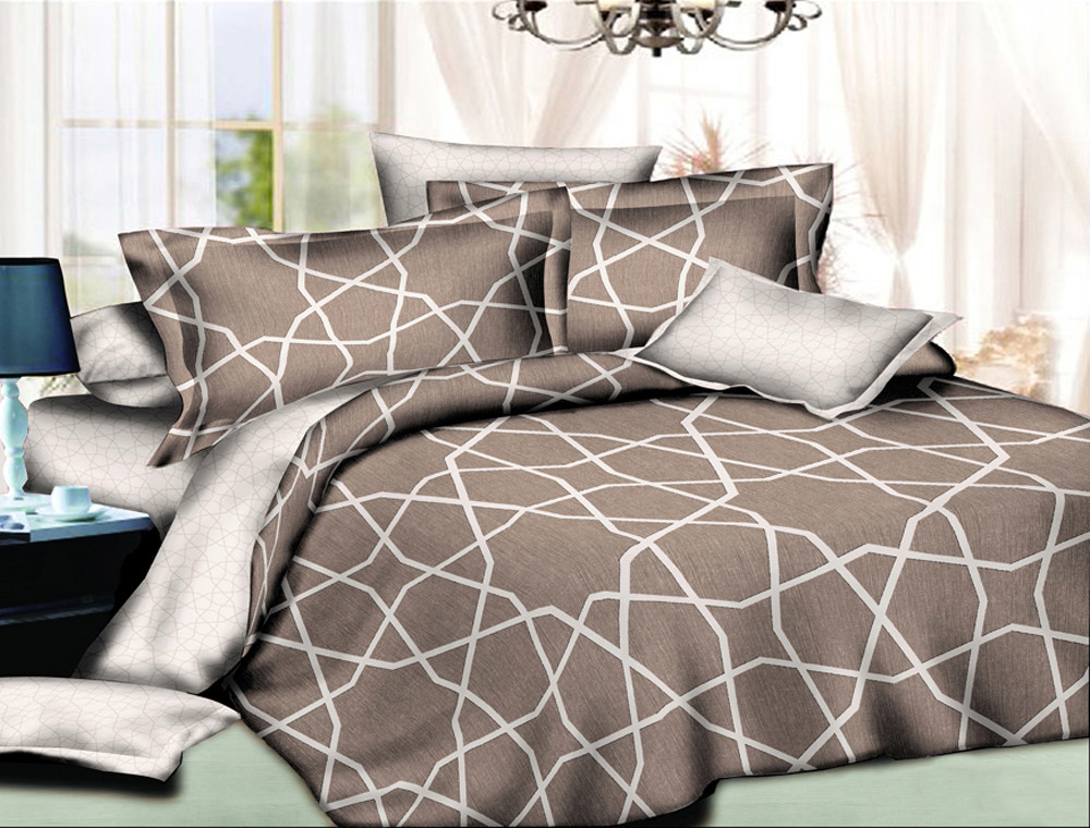 Сімейний набір постільної білизни із Сатину №1976AB Черешенка™