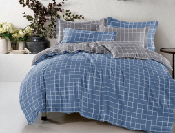 Двоспальний набір постільної білизни 180*220 із Бязі "Gold" №151415AB Черешенка™