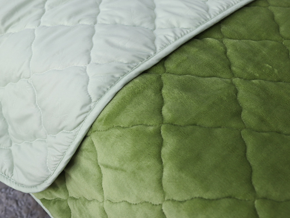 Євро-максі флісове стьобане покривало №55060R