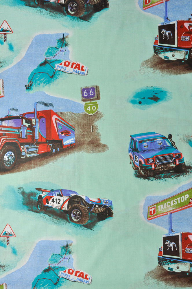 Тканина для постільної білизни Бязь "Gold" Lux дитяча GLB0669blue