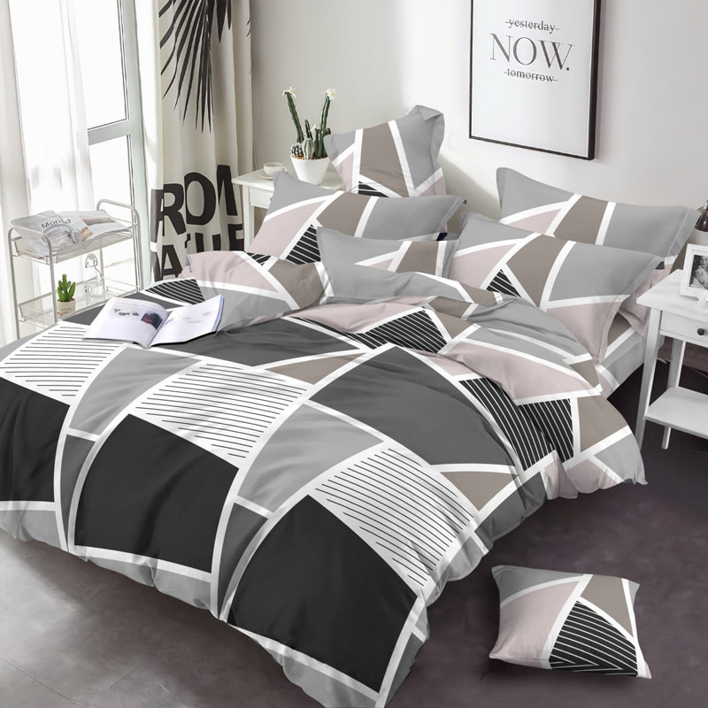 Ткань для постельного белья Бязь "Gold" Lux GL3402grey