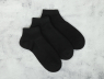 Мужские носки Корона короткие чёрные дикий шёлк (41-47) №AY142-2