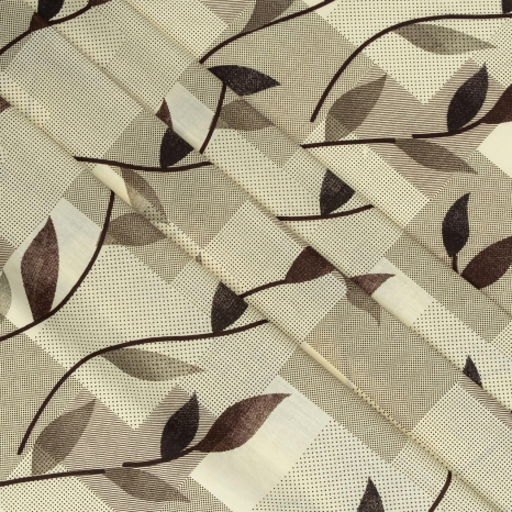 Тканина для постільної білизни Бязь "Gold" Lux "Рослинний принт (абстрактний)" GL936