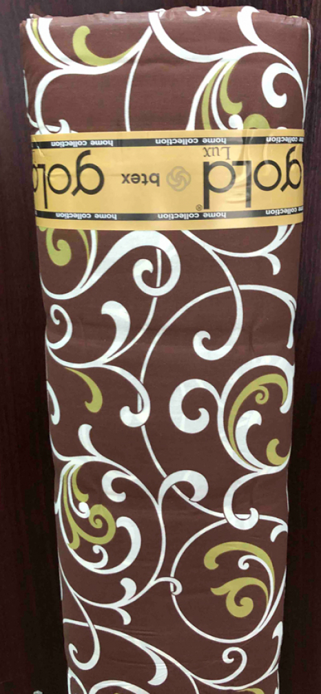 Тканина для постільної білизни Бязь "Gold" Lux GL5400brown