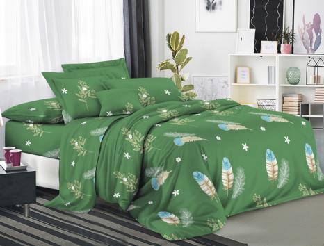 Двоспальний набір постільної білизни 180*220 із полікотону №208045 Черешенька™