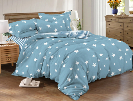 Ткань для постельного белья Сатин S34-1 (A+B) - (60м+60м)