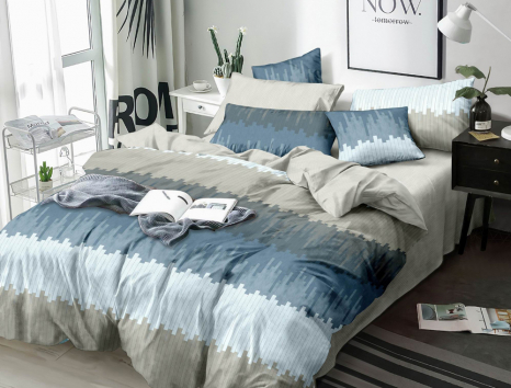 Сімейний набір постільної білизни із Сатину №188AB Черешенка™