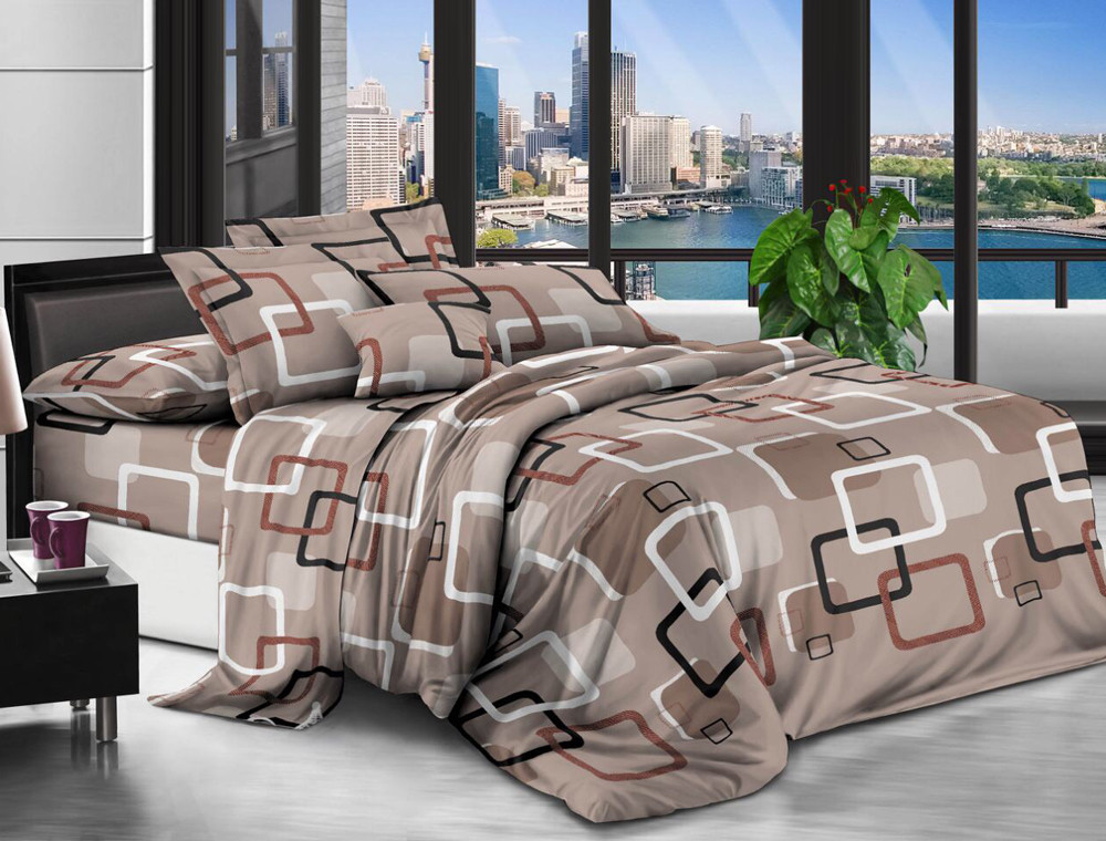 Сімейний набір постільної білизни із Ранфорсу №18010 Черешенка™