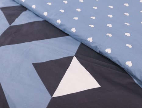 Двоспальний набір постільної білизни 180*220 із Бязі "Gold" №153111AB Черешенька™