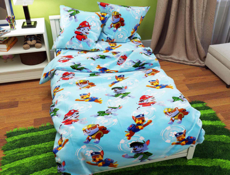 Дитячий комплект з Бязі "Gold" №16443 Черешенка™