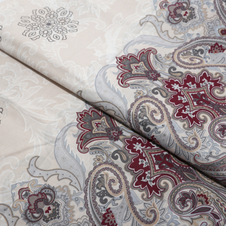 Ткань для постельного белья Бязь "Gold" Lux "Абстракция"GL7035