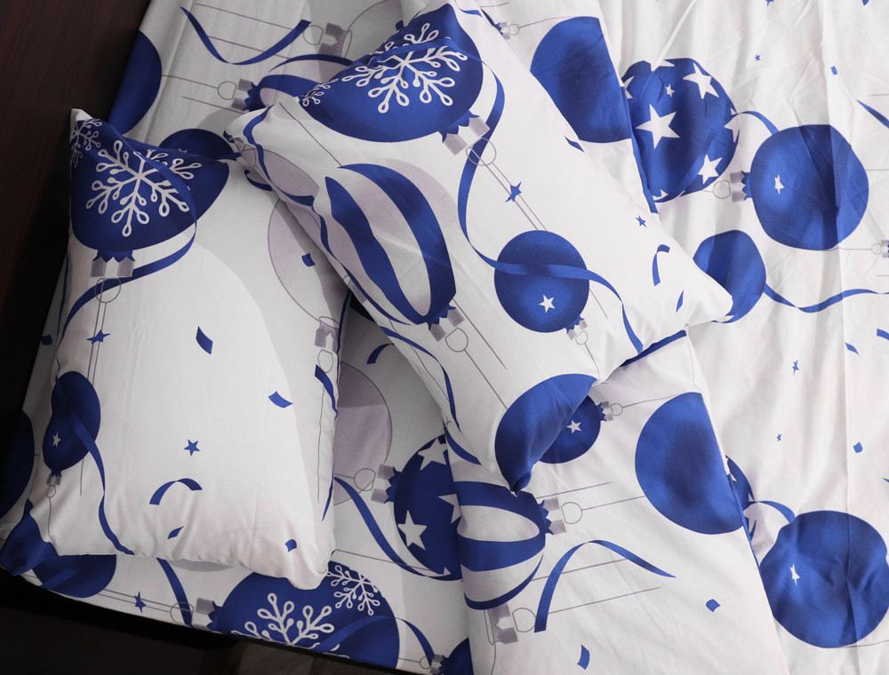 Двоспальний набір постільної білизни 180*220 із Бязі "Gold" №151813 Черешенька™