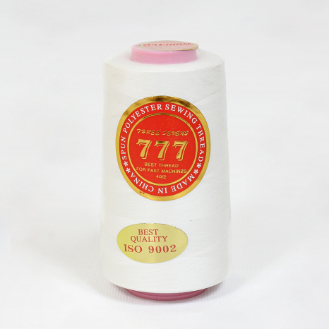Нитки 777 40/2 400 молочний