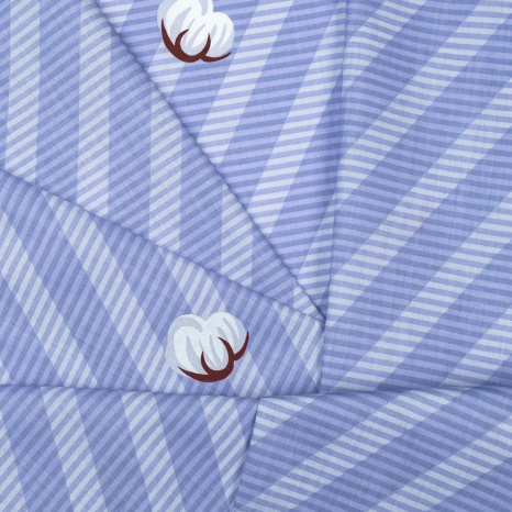 Ткань для постельного белья Бязь "Gold" Lux "... с любовью" GL7787 (A+B) - (50м+50м)