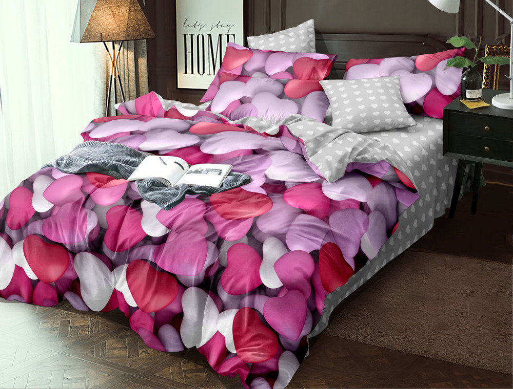 Ткань для постельного белья Сатин S-69-6 (A+B) - (60м+60м)