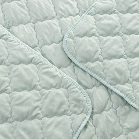 Полуторна літня ковдра мікрофібра/холофайбер №41140