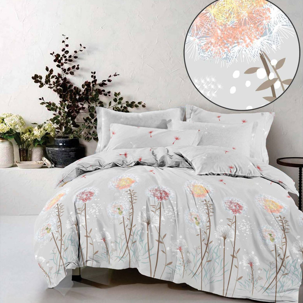 Тканина для постільної білизни Бязь "Gold" GLL1004Grey