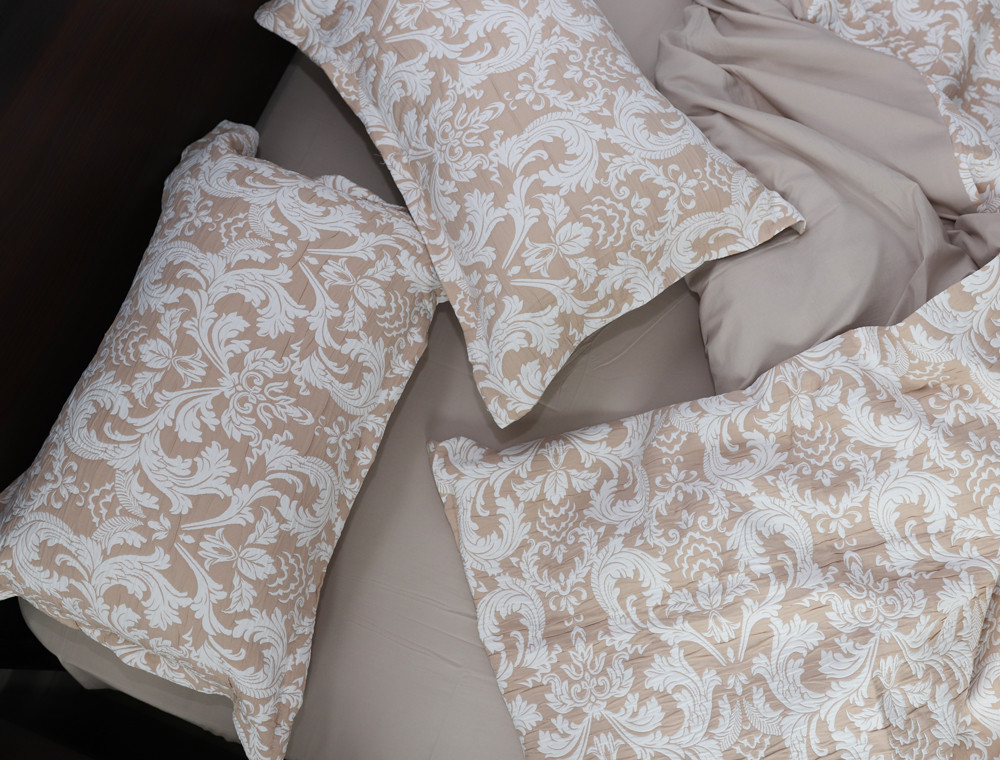 Евро макси набор постельного белья 200*230 из Муслина №600-05 Черешенка™