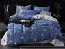 Семейный набор хлопкового постельного белья из Сатина №1924AB Черешенка™