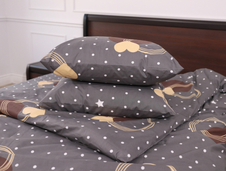 Двоспальний набір постільної білизни 180*220 із Бязі "Gold" №150148 Черешенька™