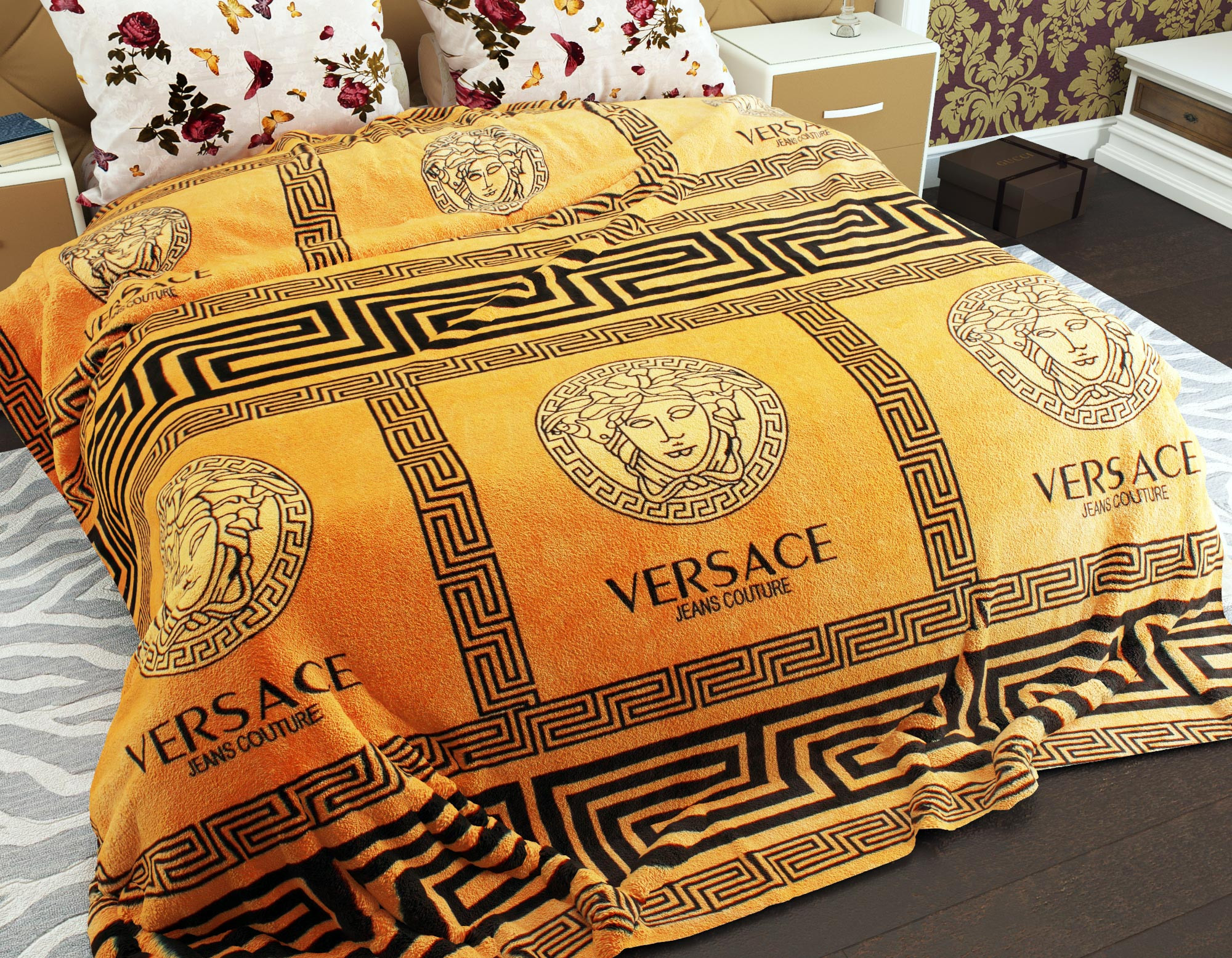 Євро флісовий плед №33416