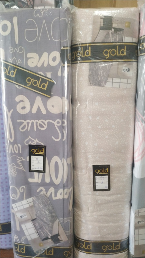 Ткань для постельного белья Бязь "Gold" Lux "Лю-лю-любовь" GL1552 (A+B) - (50м+50м)