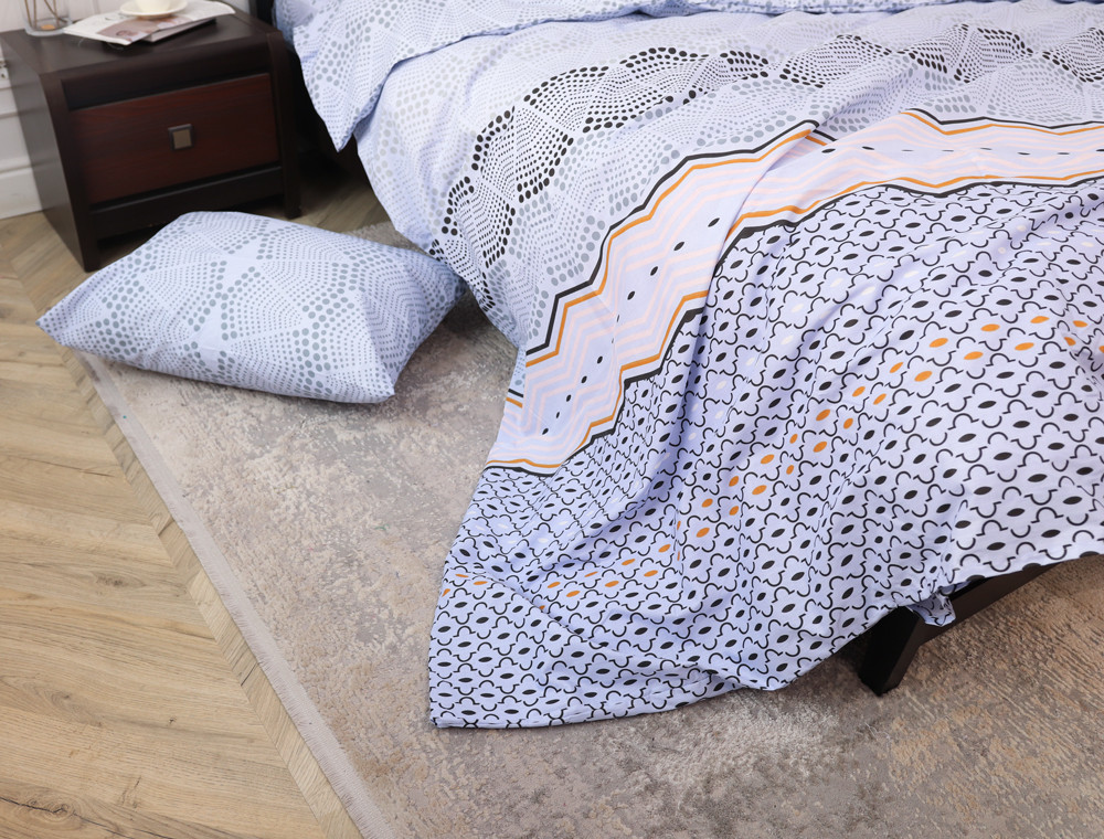 Семейный набор хлопкового постельного белья из Бязи "Gold" №155034 Черешенка™