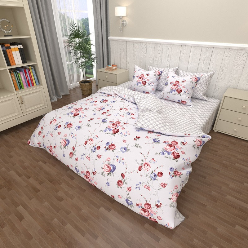 Ткань для постельного белья Бязь "Gold" Lux GL7632A