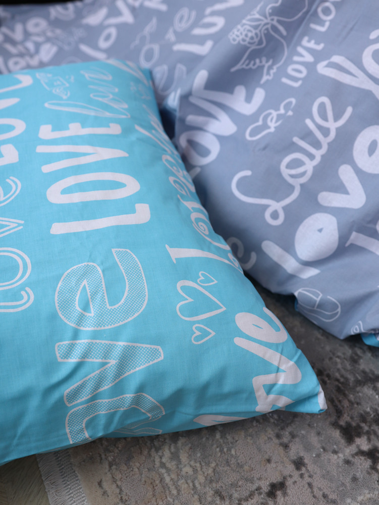 Двоспальний набір постільної білизни 180*220 із Бязі "Gold" №157207AB Черешенка™