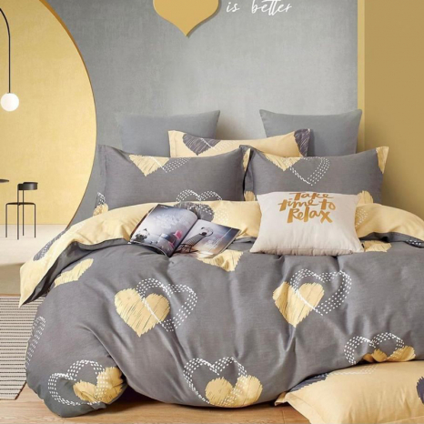 Тканина для постільної білизни Бязь "Gold" Lux GL1850 (A+B) - (50м+50м)