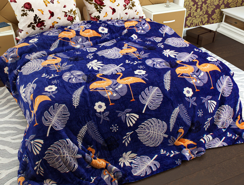 Полуторний флісовий плед №33570