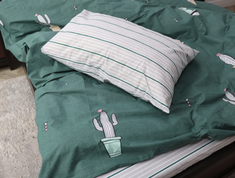 Полуторный набор постельного белья 150*220 из Бязи "Gold" №153973AB Черешенка™