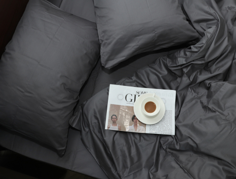 Двоспальний набір постільної білизни 180*220 із Сатину №18-5203-T Черешенка™