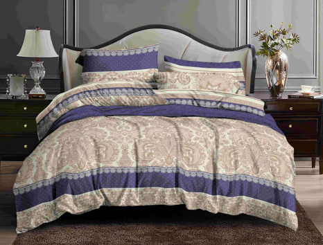 Сімейний набір постільної білизни 240*220 із полікотону №201843 Черешенька™