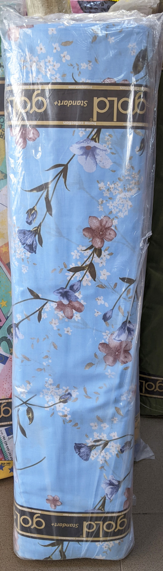 Тканина для постільної білизни Бязь "Gold" Lux GL743blue