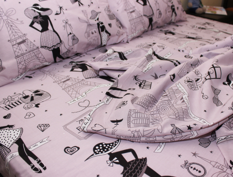 Двоспальний набір постільної білизни 180*220 із Ранфорсу №183170 Черешенка™