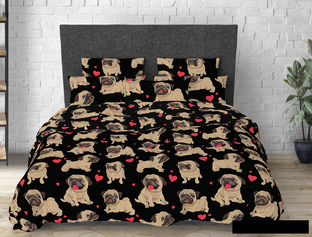 Ткань для постельного белья Бязь "Gold" Lux GL513200black