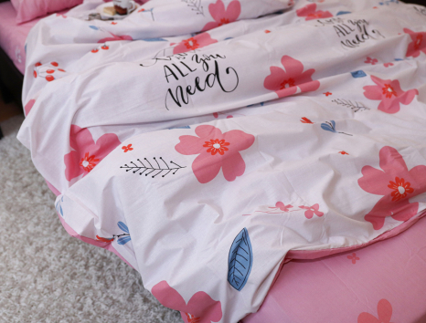 Двоспальний набір постільної білизни 180*220 із Бязі "Gold" №151206AB Черешенка™