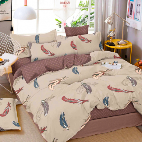 Двоспальний набір постільної білизни 180*220 із Бязі "Gold" №157860AB Черешенка™