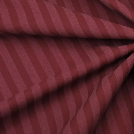 Простирадло на резинці (180*200*25) смугасте червоне №10064