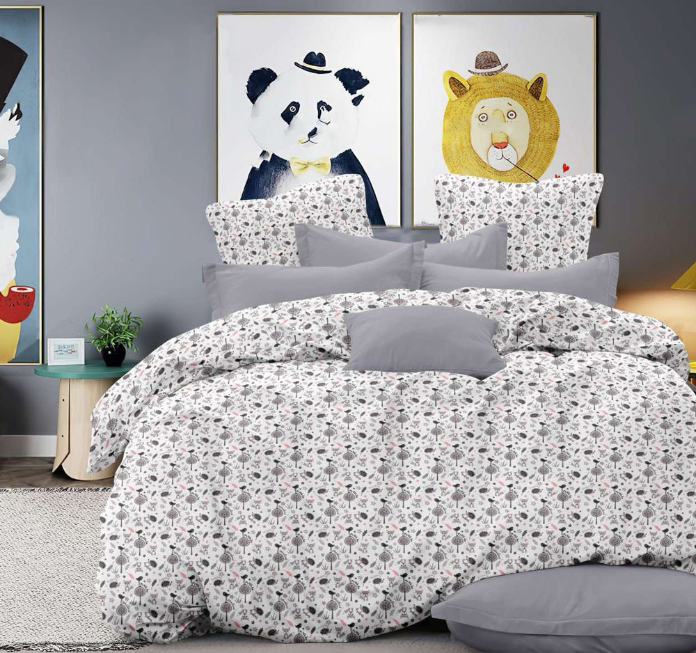 Ткань для постельного белья Бязь "Gold" Lux детская GL16530grey