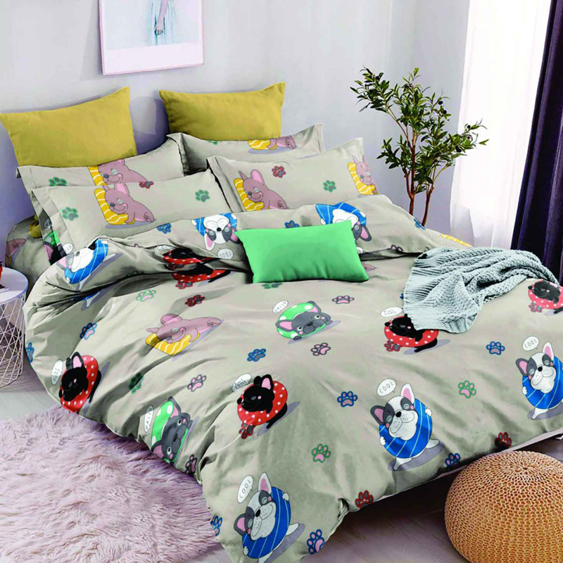 Ткань для постельного белья Бязь "Gold" Lux детская GLB329beige