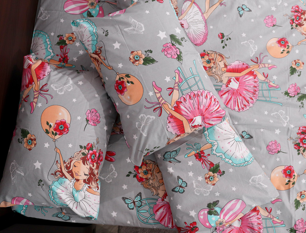 Полуторный набор постельного белья 150*220 из Бязи "Gold" №161196 Черешенка™