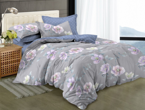 Двоспальний набір постільної білизни 180*220 із Бязі "Gold" №151321AB Черешенка™