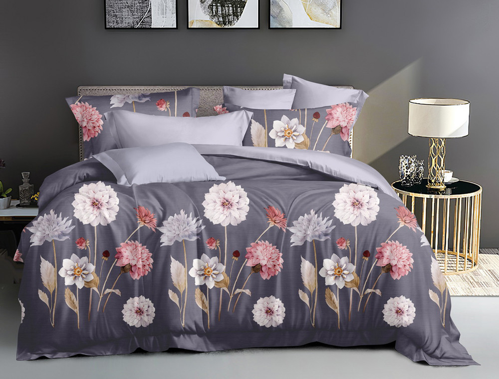 Полуторний набір постільної білизни 150*220 із Бязі "Gold" №514972 Черешенка™