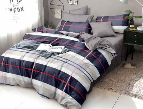 Сімейний набір постільної білизни із Ранфорсу №18687AB Черешенка™