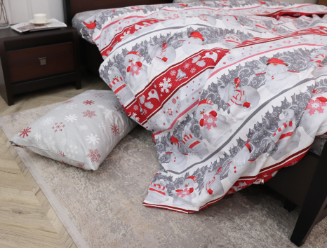 Сімейний набір постільної білизни з Фланелі №954204AB Черешенка™