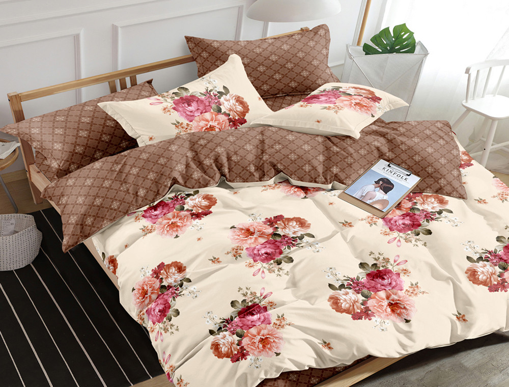 Ткань для постельного белья Сатин S-065 (A+B) - (60м+60м)