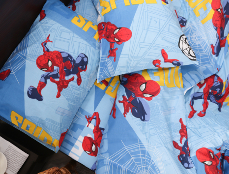 Полуторний набір постільної білизни 150*220 із Бязі "Gold" №165608 Черешенка™